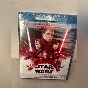 STAR WARS Episode VIII: the Last Jedi (Blu-ray 2017) Multi Screen Ed NEW, sealed